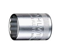 Stahlwille 01030005 40D High Performance Steel Socket, 1/4 inch Drive, 5 mm Size, 23 mm Length, Pack of 10