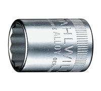 Stahlwille 01030055 40D High Performance Steel Socket, 1/4 inch Drive, 5.5 mm Size, 23 mm Length, Pack of 10