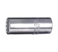 Stahlwille 01240014 44 High Performance Steel Socket, 1/4 inch Drive, 14 mm Size, 50 mm Length, Pack of 5