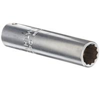 Stahlwille 01640020 40ADL High Performance Steel Socket, 1/4 inch Drive, 5/16 inch Size, 50 mm Length, Pack of 5