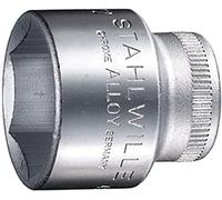 Stahlwille 02110009 456 High Performance Steel Socket, 3/8 inch Drive, 9 mm Size, 25 mm Length, Pack of 10