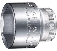 Stahlwille 02110015 456 High Performance Steel Socket, 3/8 inch Drive, 15 mm Size, 31 mm Length, Pack of 10