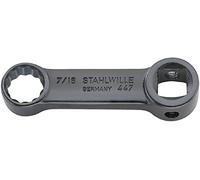 Stahlwille 02181008 447 High Performance Steel Adaptor, 3/8 inch Drive, 8 mm Size, 50.8 mm Length