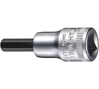 Stahlwille 02450008 49A High Performance Steel Socket, 3/8 inch Drive, 1/8 inch Size, 52 mm Length, Pack of 5