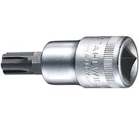 Stahlwille 03090016 54CV Chrome Alloy Steel Screwdriver Socket, 1/2 inch Drive, M16 Size, 63 mm Length, Pack of 5