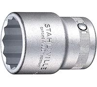 Stahlwille 05410066 55a High Performance Steel Socket, 3/4 inch Drive, 1-5/8 inch Size, 67 mm Length