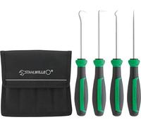 Stahlwille 13000/4 Hook Tool Set 4 Pieces l Universal Use l in Textile Bag l Made in Germany