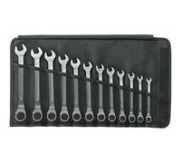 Stahlwille 17/12 Ratcheting Combination Spanner Set 12-piece 8 - 19 mm 96411712