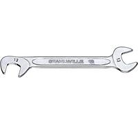 Stahlwille 40061414 12 Small Double Open Ended Spanner, Electric, Chrome Alloy Steel, Chrome Plated, 14 mm Size, Pack of 10