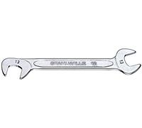 Stahlwille 40065555 12 Small Double Open Ended Spanner, Electric, Chrome Alloy Steel, Chrome Plated, 5.5 mm Size, Pack of 10