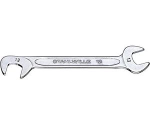 Stahlwille 40461010 Electric 12a Double Open Ended Spanner, Small, 5/32 inch Opening, 70 mm Length, Pack of 10