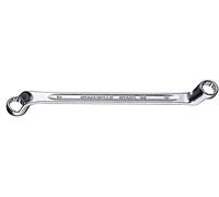Stahlwille 41041922 Stabil 20 Double Ended Ring Spanner, 19 mm x 22 mm Opening, 300 mm Length, Pack of 10