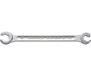 Stahlwille 41482024 24a Double Ended Open Ring Spanner, Angled, 5/16 inch x 3/8 inch Opening, 145 mm Length, Pack of 10