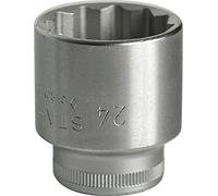 Stahlwille 45 24"45" Bi-Hexagon Socket, Silver, 24 mm