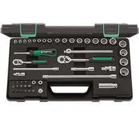 Stahlwille 96012047 Socket Spanner Set 48 Pieces in Robust, Stackable ABS Plastic Box