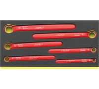 Stahlwille 96830045 Red VDE Single-Ended Ring Spanner Set TCS 12161 VDE