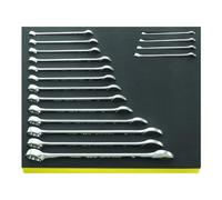 Stahlwille 96830164 TCS 13/17 Combination Spanner Set in TCS Inlay, 6-24mm, 17 Pieces