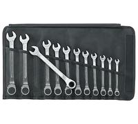 Stahlwille 96411712 17/12 Ratcheting Combination Spanner Set 12-pi...
