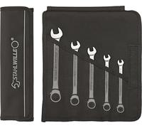 Stahlwille 17/5 5 Piece Ratcheting Combination Spanner Set 8-19mm in Tool Roll