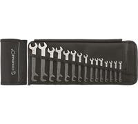 Stahlwille 96400651 12/15 Double-Ended Open Ring Spanner Set 15-pi...