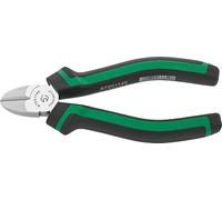 STAHLWILLE Side Cutters 140 mm, Chrome-Plated | for Cutting Cables as Well as Soft and Hard Wires, Also Piano Wire | 2-Component Handles