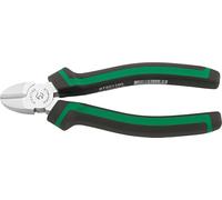 STAHLWILLE Side Cutters 160 mm Chrome-Plated | for Cutting Cables as Well as Soft and Hard Wires, Also Piano Wire | 2-Component Handles