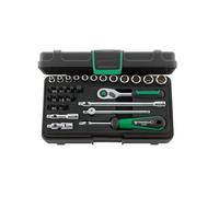 Stahlwille Socket Spanner Set 30 Pieces; ABS Plastic case; Socket Wrench, Screwdriver Inserts; 1/4 inch - 96011182