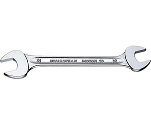 Stahlwille STW10A12X916 1/2 x 9/16-Inch AF Double Open Ended Spanner - Silver