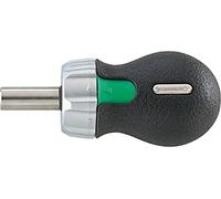 Stahlwille STW18120002 1/4-Inch Hex Stubby Ratchet Bit Holder - Silver