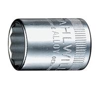 Stahlwille STW40AD12 1/4-Inch Drive 1/2-Inch Bi-Hexagon Socket - Silver