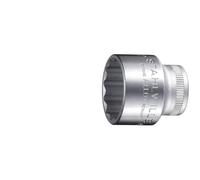 Stahlwille STW4515 3/8-Inch Drive 15 mm Bi-Hexagon Socket - Silver