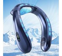 Staholz Neck Air Conditioner Portable, 360° Up-down Airflow Neck Fans that Blow Cold Air, 6000mAh Cooling Neck Fan for Full-Body, Wearable Fan for Outdoor/Office/Travel