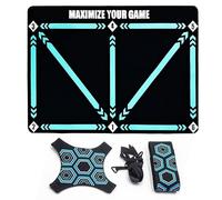 Staiko Football Training Mat Kit - Football Footstep Training Mat wiht Soccer Kick Trainer Belt, Enhance Your Soccer Skills with Football Mastery Mat Anti-Skid Carpet for Ball Control Practice