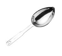 # Stailess Steel Silver Oval Measuring Scoop One Half Cup (Silver, One Size)