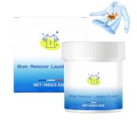 Stain Cleaning Laundry Cream, Shirt Collar Cleaner, Stubborn Stain Cleaner, Fast Acting Formul, Fresh and Pleasant Smell, for Fabric, Clothes, Carpet, 100g (1PCS)