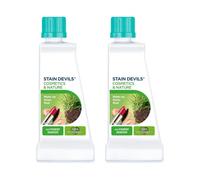 Stain Devils Mud & Grass & Makeup 50ml Twin Pack Liquid Stain Remover Fast Acting Pre-Treat Pigment Remover | Multi-Fat Formula for Laundry & Clothes