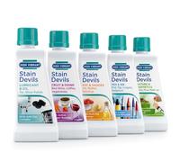 Stain Devils Stain Remover for Clothes 5 x 50ml - Complete Cleaning Kit, Perfect Solution for All Types of Tough Stains - Pack of 5 Bundled by High Vibrant