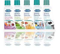 Stain Devils Stain Remover for Clothes and Carpet 5 x 50ml - Complete Cleaning Kit, Perfect Solution for All Types of Tough Stains - Pack of 5 Bundled by High Vibrant