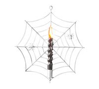 Stain Glass Window Panel Large Hanging Tealight Stand Metal Hanging Ornament For Home Party Decorations (3-A, 15cm)