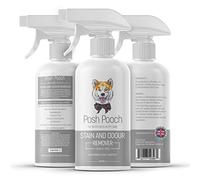 Stain & Odour Remover Spray For Pets Posh Pooch® Eliminator Scented Triple Action Lemon Comfrey Cleaner For Carpets, Crates & All Surfaces Deodoriser Removes Germs, Removes Vomit, Urine, Faeces, Drool