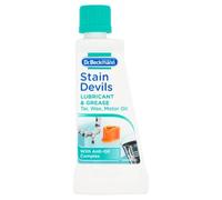 Stain Remover Devils for Specific Stains Fast Acting Solution for Red Wine, Ink, Oil, Grease, Makeup, Grass, Targeted Stain Removal - 50ml Each (Lubricant, Tar & Motor Grease)