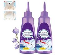 Stain Remover for Clothes, 120ml White Shirt Garment Stubborn Stain Cleaner Oil Remover, Active Enzyme Laundry Stain Remover, High Efficiency Cleansing Factor, Multi Clothing Stains Remover (2)