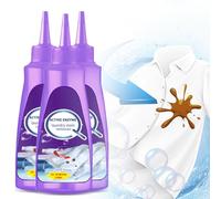 Stain Remover for Clothes, 2026 New Laundry Cleanser, Active Enzyme Clothing Stain Remover Collar Stain Removal Spray (3, Purple)