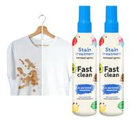 Stain Remover for Clothes,Stain Remover,Laundry Stain Treater,Fabric Stain Remover,Stain Treater Spray,Laundry Stain Remover,No Dry Cleaning,for Clothes,Fast-Acting Messy Eater Solution,2pcs