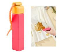 Stain Remover Pen,2-in-1 Active Eraser & Brush for Clothes,Portable To Go Instant Stain Remover Pen Clothing Bleached DIY design, Travel Cleaning Supplies, Lnstantly Remove Stains (1, Pink)