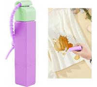 Stain Remover Pen - 2-in-1 Eraser & Brush, Portable Instant Stain Removal for Clothes, Travel Cleaning Supplies(Blue)