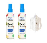 Stain Remover Spray for Clothes 200ml,2PCS Fabric Stains Remover,Powerful Stain Treater Spray,Safe on Whites and Colors,Fights Grease, Sweat, Ink, Wine and Food and More