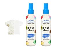 Stain Remover Spray for Clothes 200ml,2PCS Powerful Stain Treater Spray,Fabric Stains Remover,Safe on Whites and Colors,Effective on Grease,Sweat,Ink,Wine