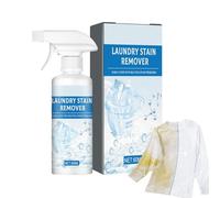 Stain Remover Spray for Clothes & Upholstery - 60 ml Mobile Textile Cleaner Against Oil & Stubborn Stains - Active Enzyme Cleaning Spray for Travel, Office & Home - Gentle & Highly Effective