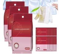 Stain Remover Wet Wipes, 2025 New Individually Wrapped Clothes Stain Remover Wipes, Portable Emergency Stain Removal Wet, Individual Wrapped for Clothes, Bed and Shoes (3 Pack)